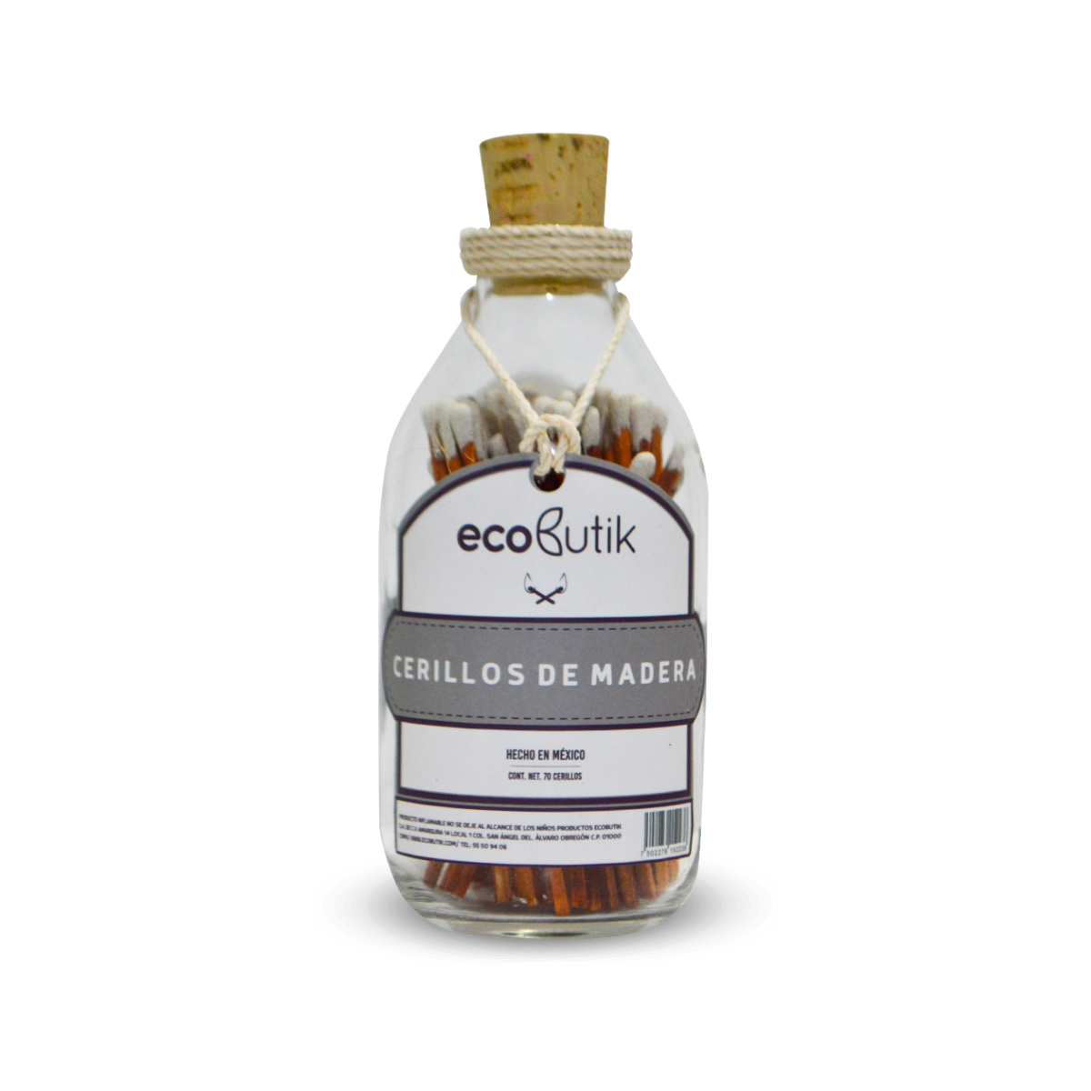 Ecobutik cerillos de madera