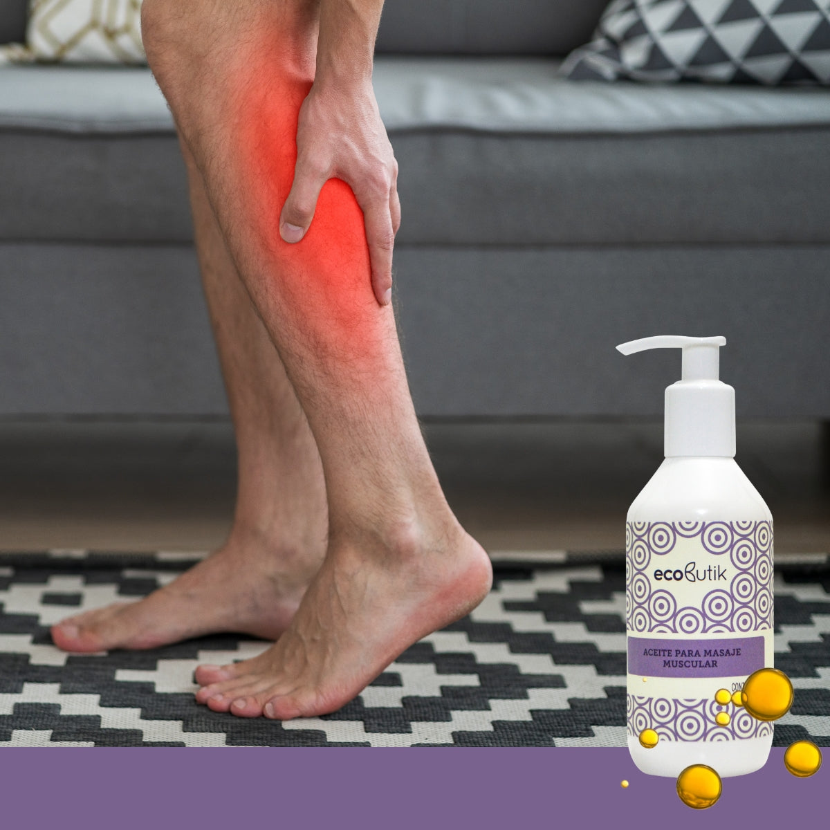 Ecobutik aceite para masaje muscular