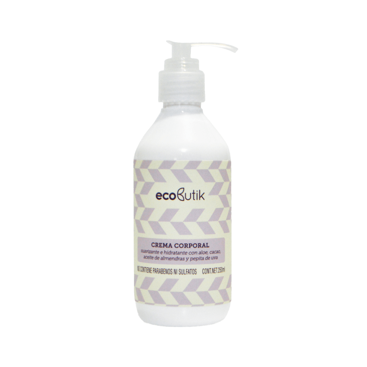 Ecobutik crema hidratante para cuerpo con aceites naturales